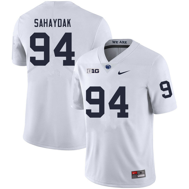 NCAA Nike Men's Penn State Nittany Lions Sander Sahaydak #94 College Football Authentic White Stitched Jersey WKR7498KJ